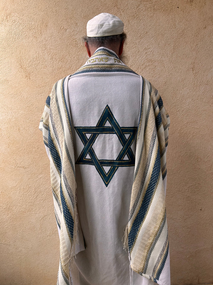 Handmade Tallit Set - Mulchut withe Star of David
