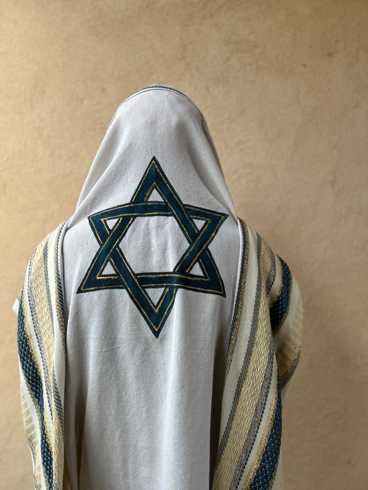 Handmade Tallit Set - Mulchut withe Star of David