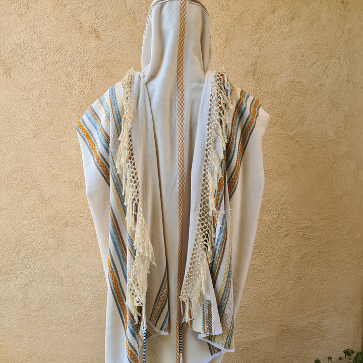 Handmade Tallit - Tavor white background