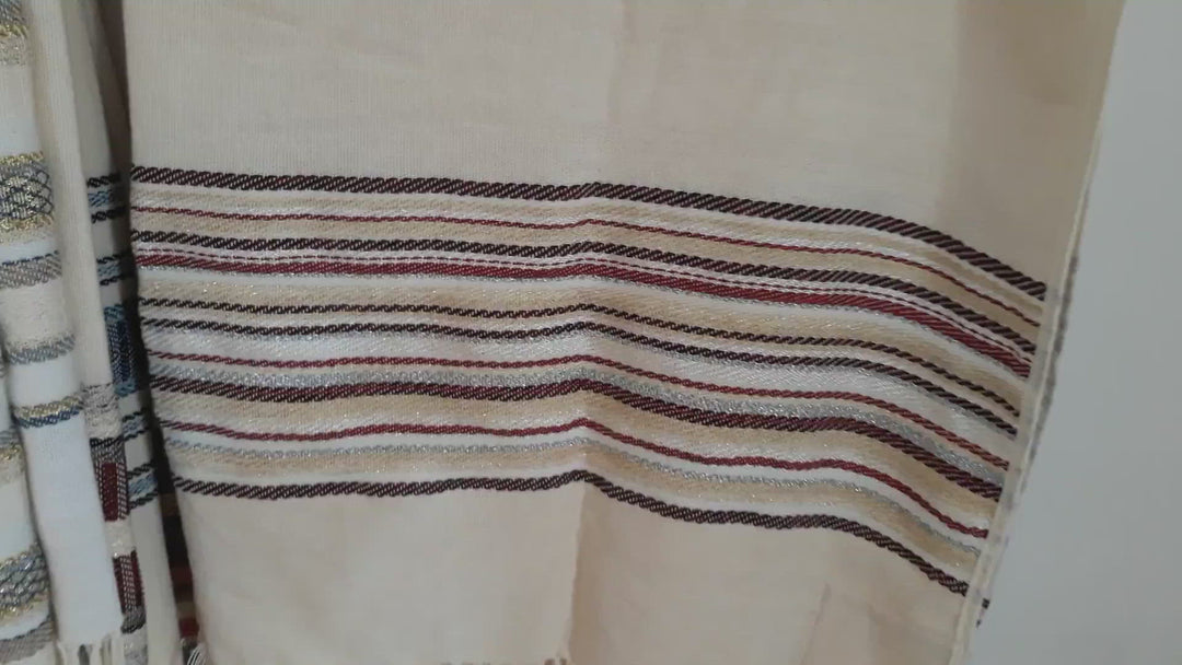Handmade Tallit - Gevura