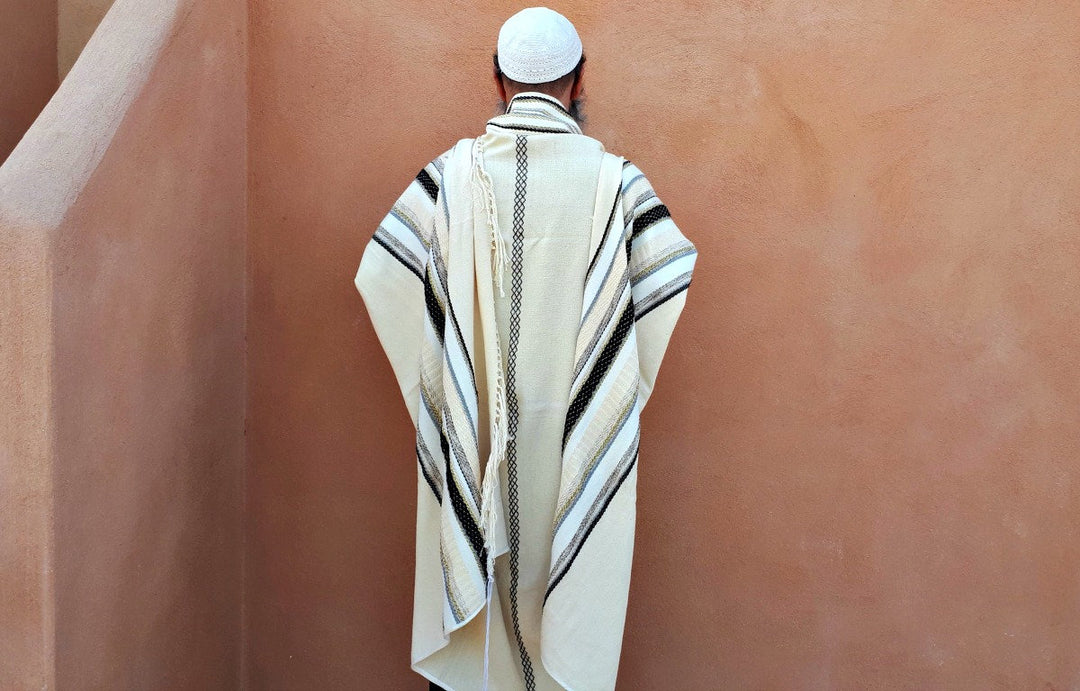 Prayer Shawl, High Holidays, Jewish Prayer Shawl, Jewish Wedding, Cotton Tallit, Tallit For Man, Tallis, White Prayer Shawl, Custom Tallit