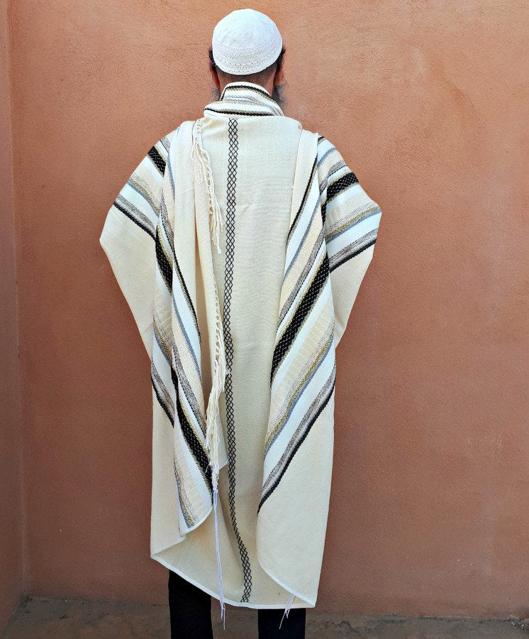 Prayer Shawl, High Holidays, Jewish Prayer Shawl, Jewish Wedding, Cotton Tallit, Tallit For Man, Tallis, White Prayer Shawl, Custom Tallit