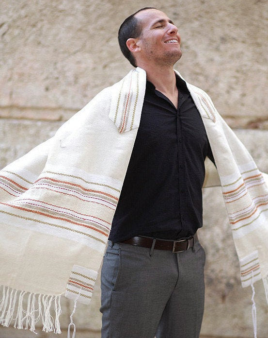 Bar Mitzvah Tallit, Jewish Gift Judaica, Woven Tallit, Jewish Prayer Shawl, Custom Tallit, Judaica Art, Israeli Tallit, Jewish Prayer Shawl