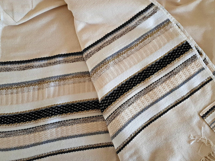 Prayer Shawl, High Holidays, Jewish Prayer Shawl, Jewish Wedding, Cotton Tallit, Tallit For Man, Tallis, White Prayer Shawl, Custom Tallit